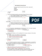 Biochemistry Answer Key-BLUE PACOP