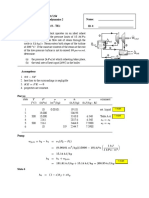 Thermodynamics 2 Quiz #3 - T01: Name: ID #: Problem:: 1 Mark 1 Mark