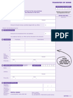 A Rental Bond Lodgement Form For The New Premises Must Also Be Completed and Attached To This Form