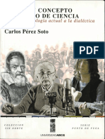 Pérez, Sobre Un Concepto Historico de Ciencia. de La Epistemologia Actual A La Dialectica PDF