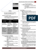 Obligation and Contracts Notes (Morillo)