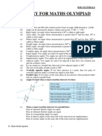 Geometry - For Maths Olympiad Material