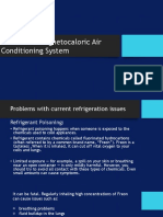 Solid State Magnetocaloric Air Conditioning System