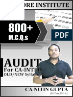 CA Inter IPCC Audit MCQs - CA Nitin Gupta PDF