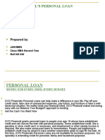 ICICI Financial Personal Loan