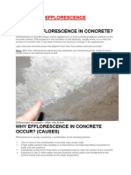 What Is Efflorescence in Concrete?