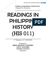 Readings in Philippine History Portfolio