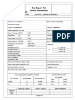 Power Transformer Test 001A