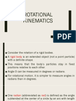 Rotational Kinematics