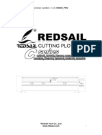 Redsail Cutting Plotter User Manual A