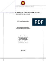 Case Analysis: The Current State and Issues Regarding The Free Tuition Law