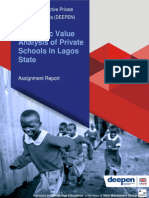 Economic Value Analysis of Private Schools in Lagos State 1