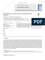 Fatemi Et Al (2018) ESG Performance and Firm Value - The Moderating Role of Disclosure