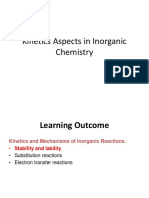 Kinetics Aspects Inorganic Chemistry