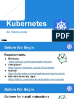 Introduction To Kubernetes PDF