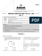 Aakash Test3 PDF