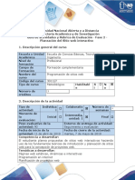 Guia de Actividades y Rúbrica de Evaluación - Fase 2 - Planeación Del Sitio Web Interactivo