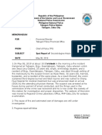 Sample Format of All Police Report
