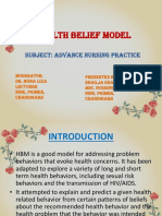 of Health Belief Model