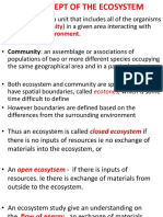 Lecture 2 Concept of Ecosystems