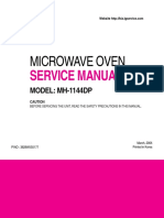 Manual Servicio Microondas LG