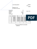 Year Sales Volume Sales VC FC Dep