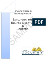 Mincom Ellipse 6 Training Manual Exploring The Ellipse Desktop & Screens