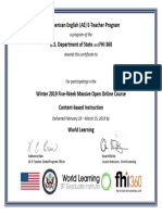 CBI MOOC Certificate Template