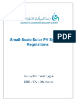 Small-Scale Solar PV Net Metering Regulations