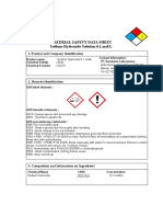 MSDS NaOH 0.1 N