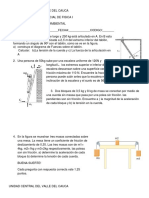 Simulacro de Parcial 2 de Fisica