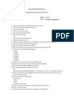 CBSE Class 12 Political Science Worksheet