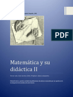 Cuadernillo Matemática y Su Didáctica II - 2016