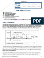 Crystal Radio Circuits
