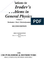 Abhay Kumar Singh I E Irodov Solutions To I.E. Irodov - 'S Problems in General Physics. Volume 1 1998