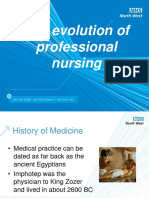 The Evolution of Professional Nursing