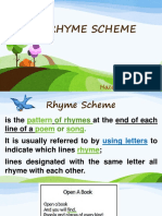 Rhyme Scheme PPT by Hush