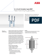 Retrofit Solution For Circuit Breaker Type EDF: Desiccant Canister Helps Improving SF Gas Quality