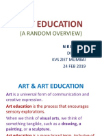 Art Education: (A Random Overview)