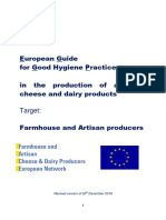 Biosafety - FH - Guidance - Artisanal Cheese and Dairy Products PDF