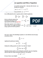 Klein-Gordon Equation and Dirac Equation: XT Ae Ae Ae