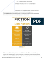 Here's The Main Difference Between Fiction and Nonfiction