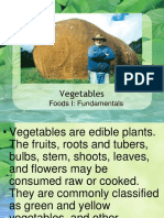 Vegetables: Foods I: Fundamentals