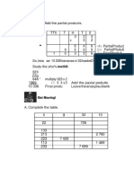 Add The: Step 3: Partial Products