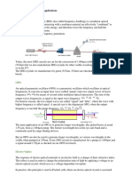 Nonlinear Optics (NLO) Applications