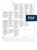 Poster Grading Rubric