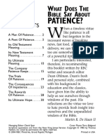 What Does The Bible Say About Patience PDF