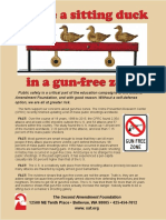 You're A Sitting Duck in A Gun-Free Zone