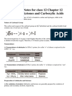 Chemistry Notes For Class 12 Chapter 12 Aldehydes, Ketones and Carboxylic Acids