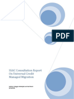 SSAC Report On Universal Credit